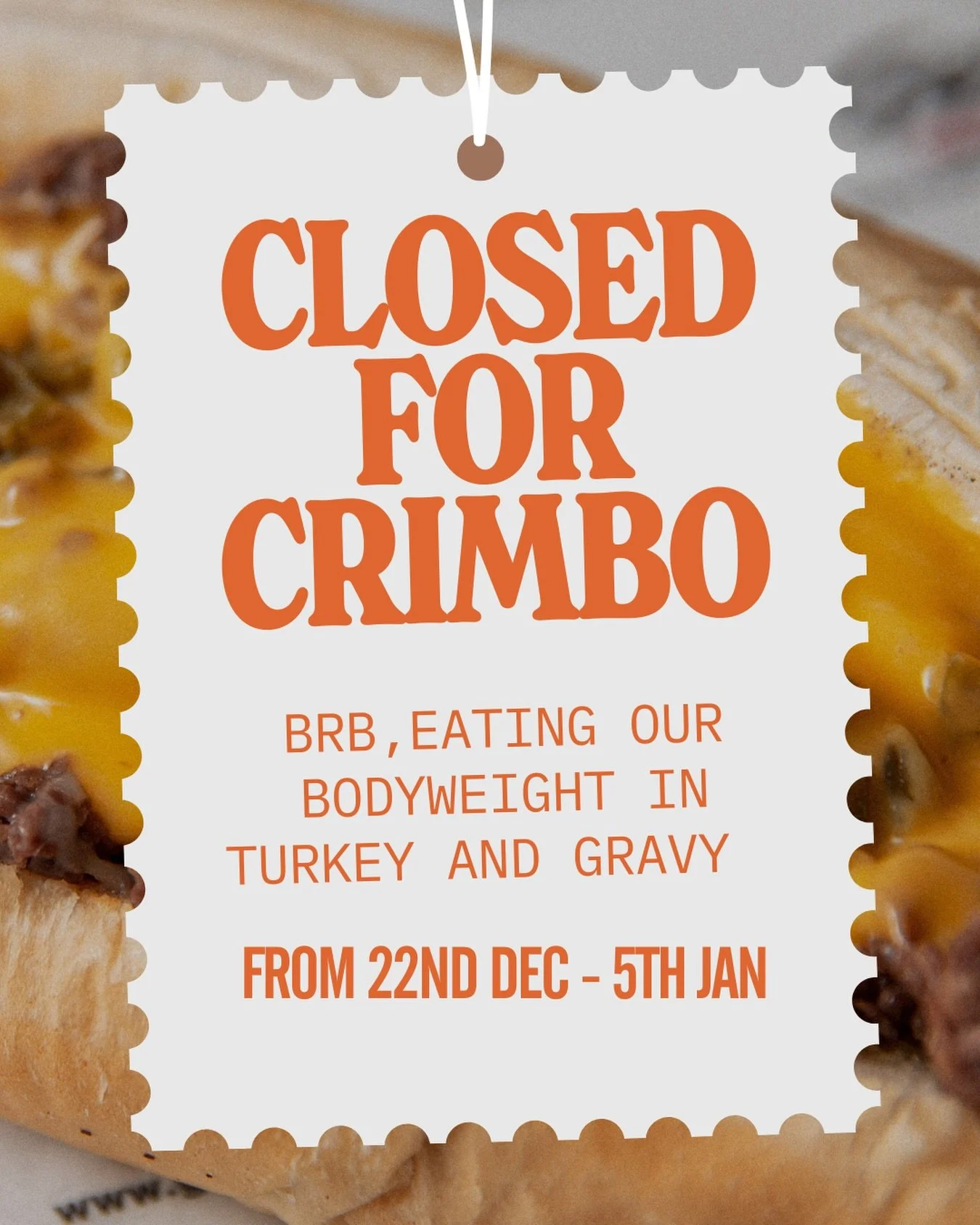 Tis the season to eat, nap, repeat.
We&rsquo;re taking some time off over Christmas, folks!
Check our holiday schedule so you&rsquo;re not left out in the cold.