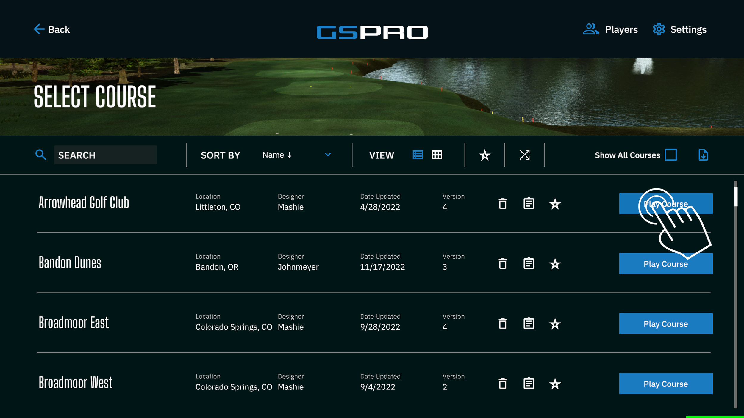 GS Pro Simulator Instructions