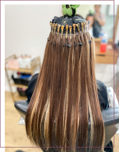 About Invisible Bead Extensions Best Hair Extensions In Atlanta — BAXTER