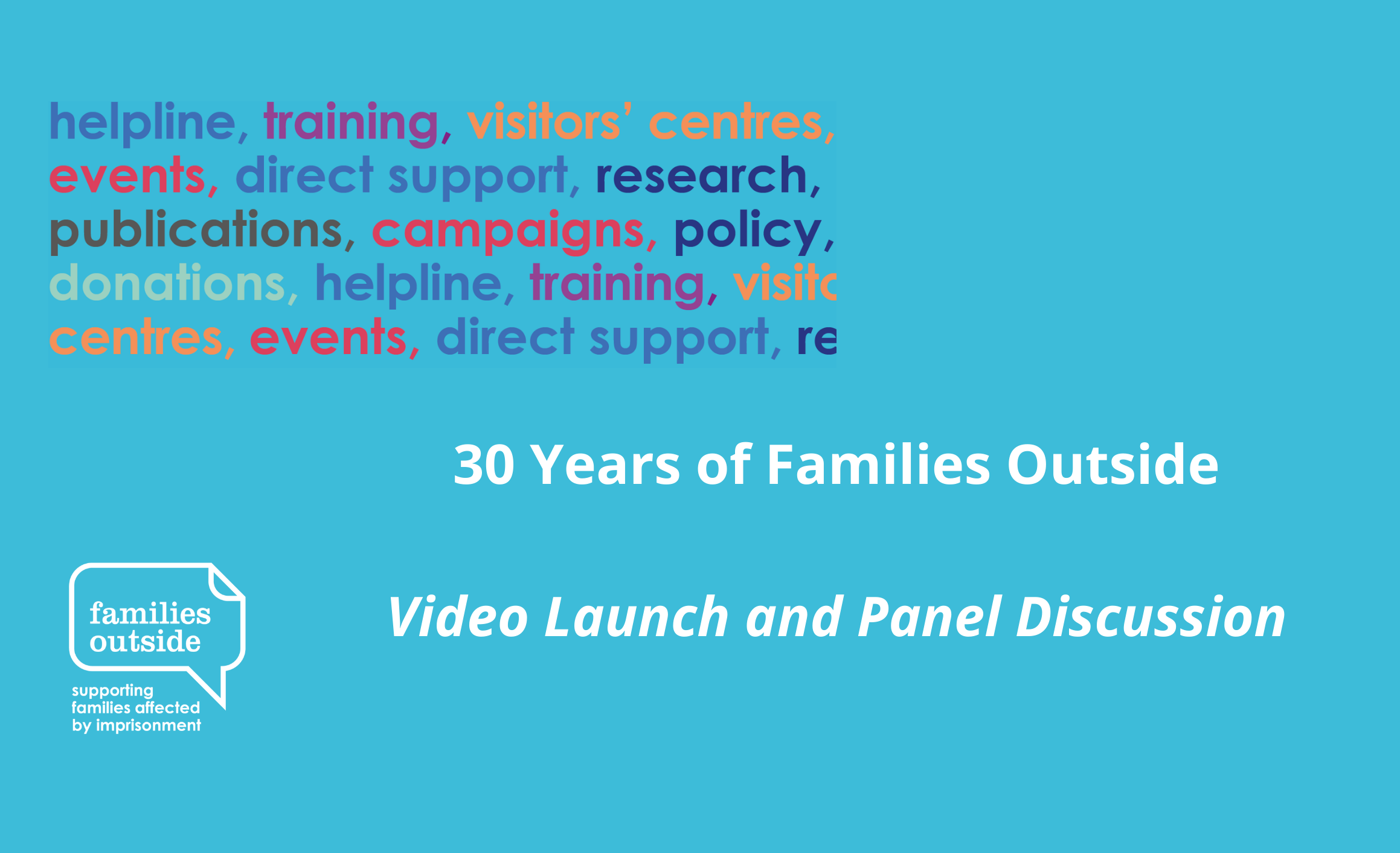 Families Outside 30th Anniversary Video Launch