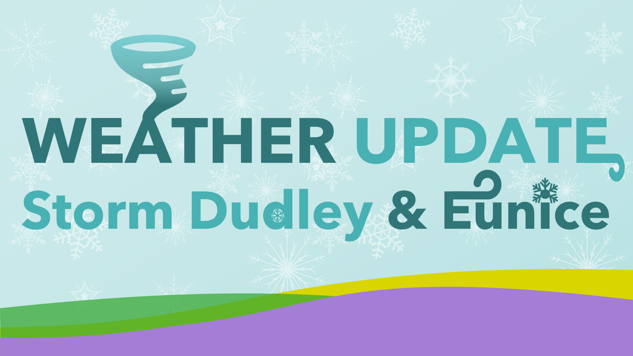 Weather Update - Storm Dudley &amp; Eunice