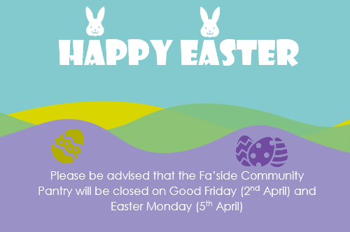 Fa’side Community Pantry Closed during Easter