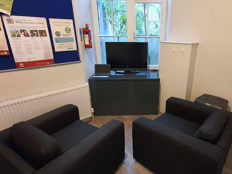 view of quiet room at vcel in east lothian