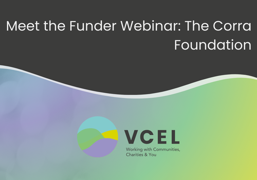 Meet the Funder Webinar: The Corra Foundation