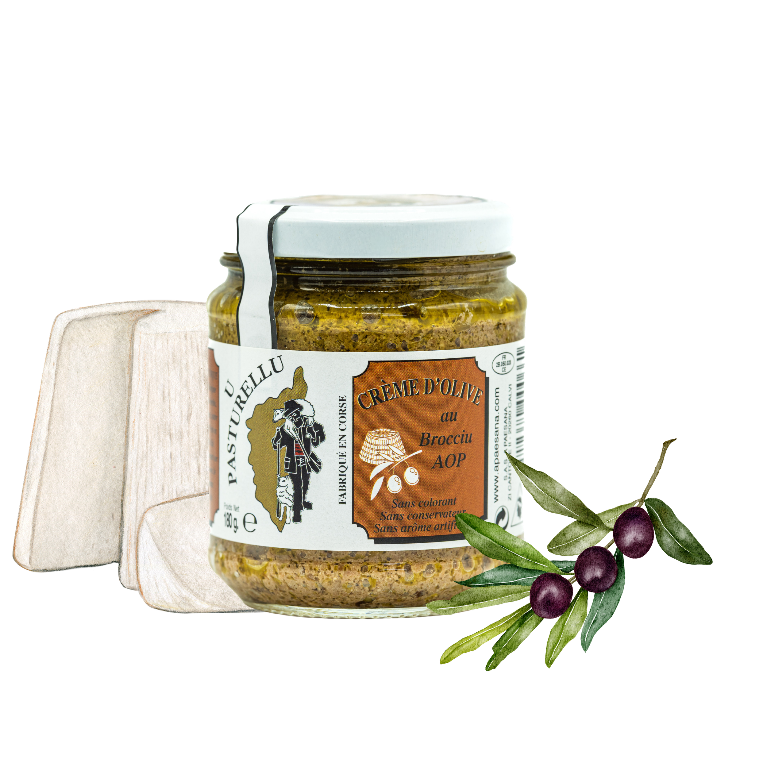 Crème d'Olive à la brousse