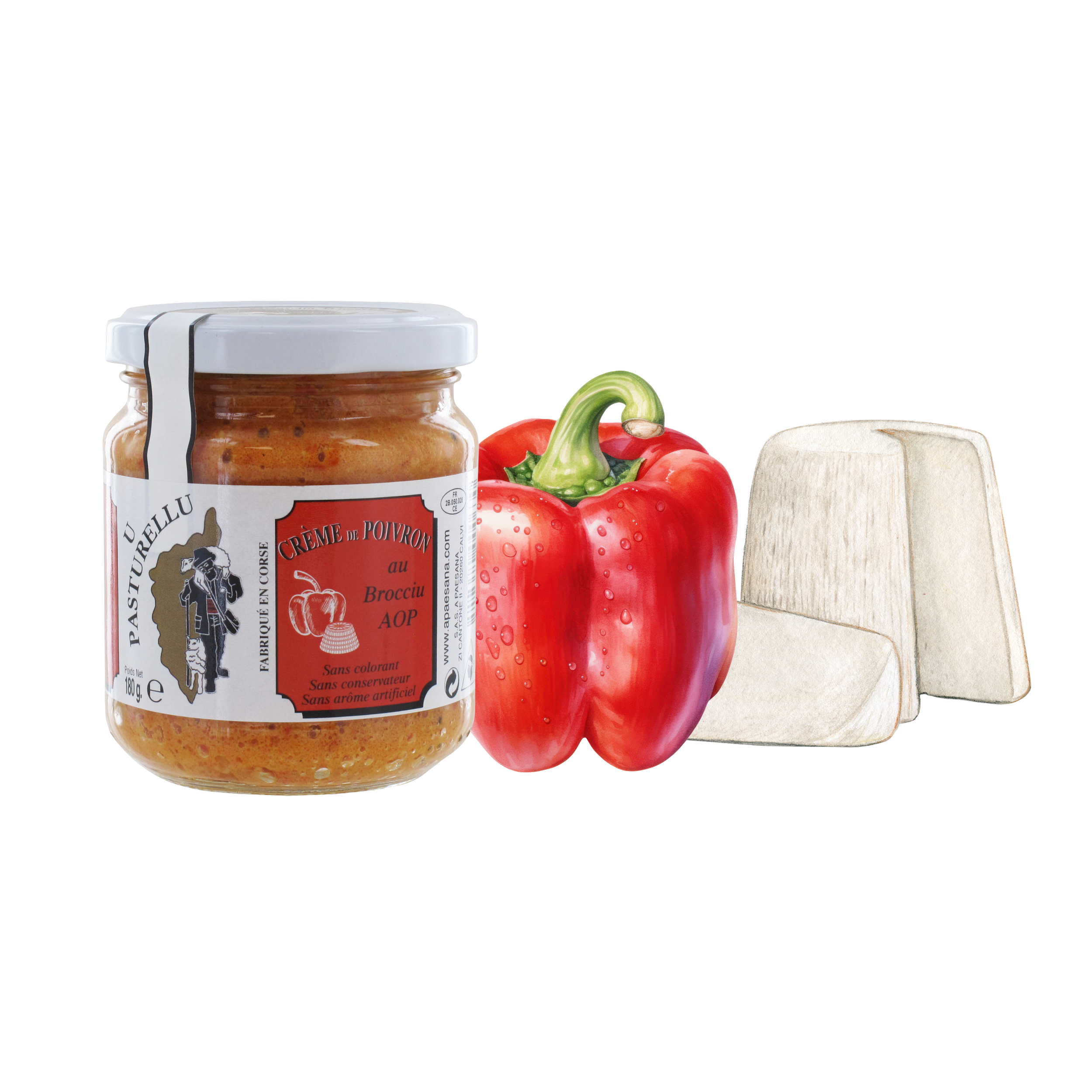 Crème de Poivron à la brousse