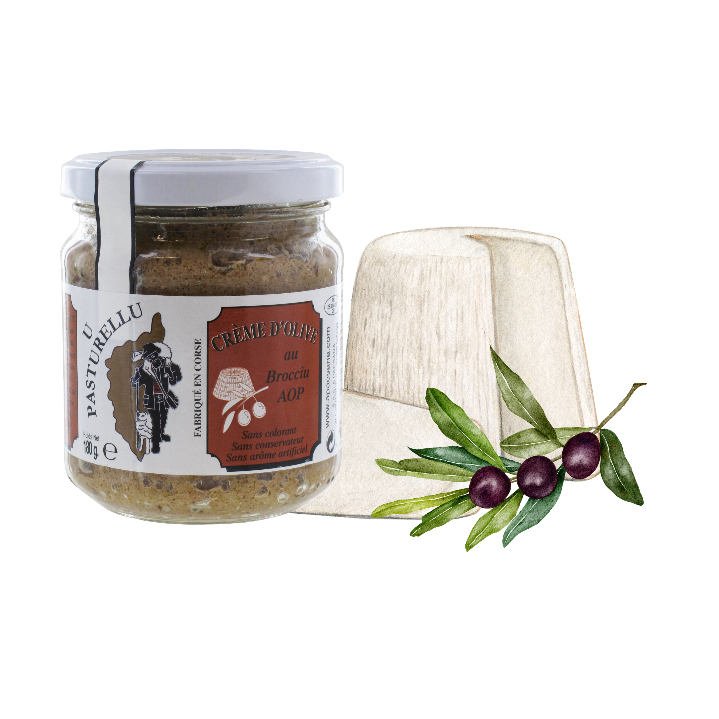 Crème d'Olive à la brousse