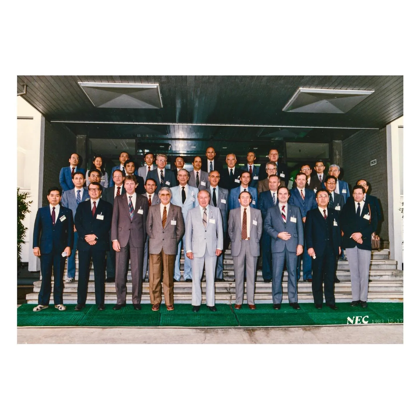 Ireal in Japan 🇯🇵 Part I. 

On October 17th, 1983, Ireal attended the Third Intelsat VI Senior Management Meeting, hosted by Dr. Koji Kobayashi, Chairman and CEO of NEC Corporation. 

Ireal represented Spar Aerospace Limited&rsquo;s participation i
