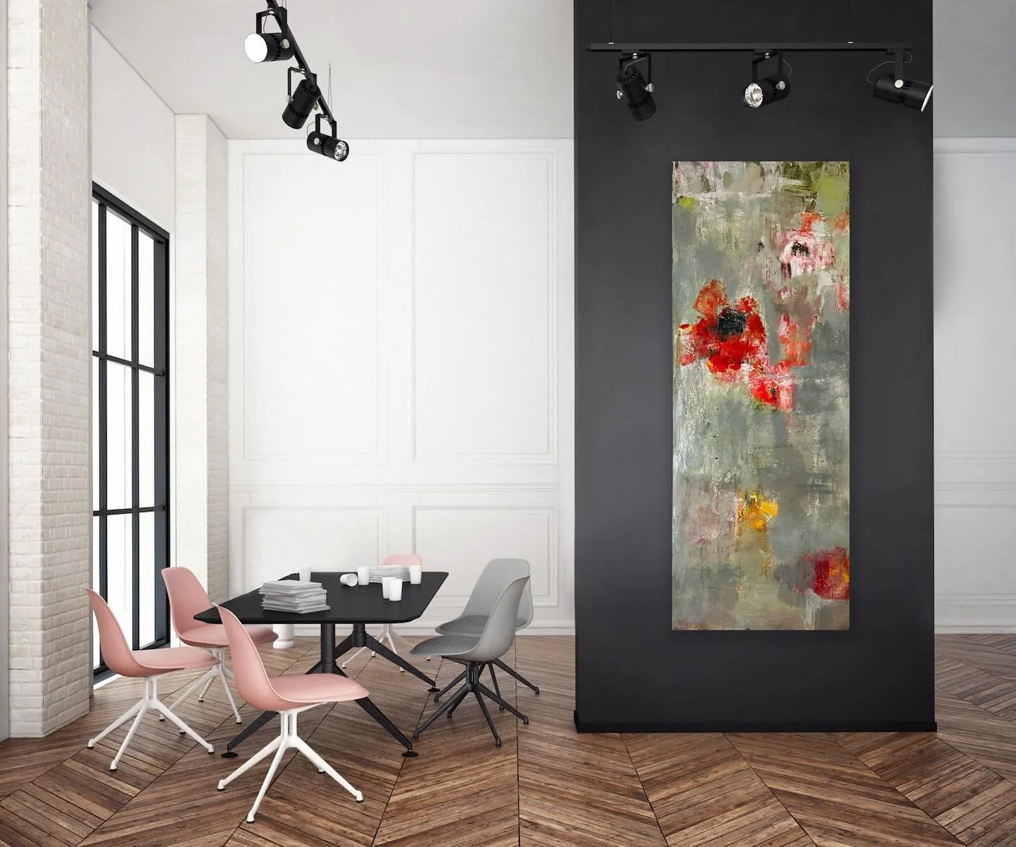 New collection! 

This painting is called &ldquo;Flowers on Stone&rdquo;

#abstractartwork #abstract #calgaryartists #painting🎨 g