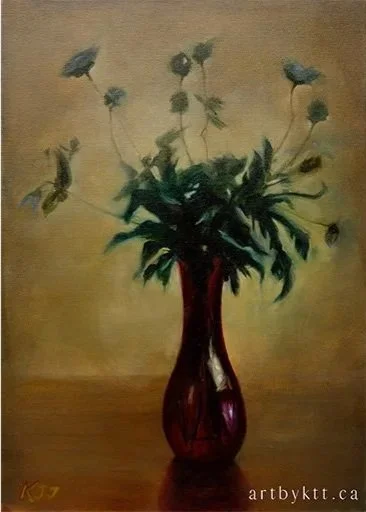 Red Vase