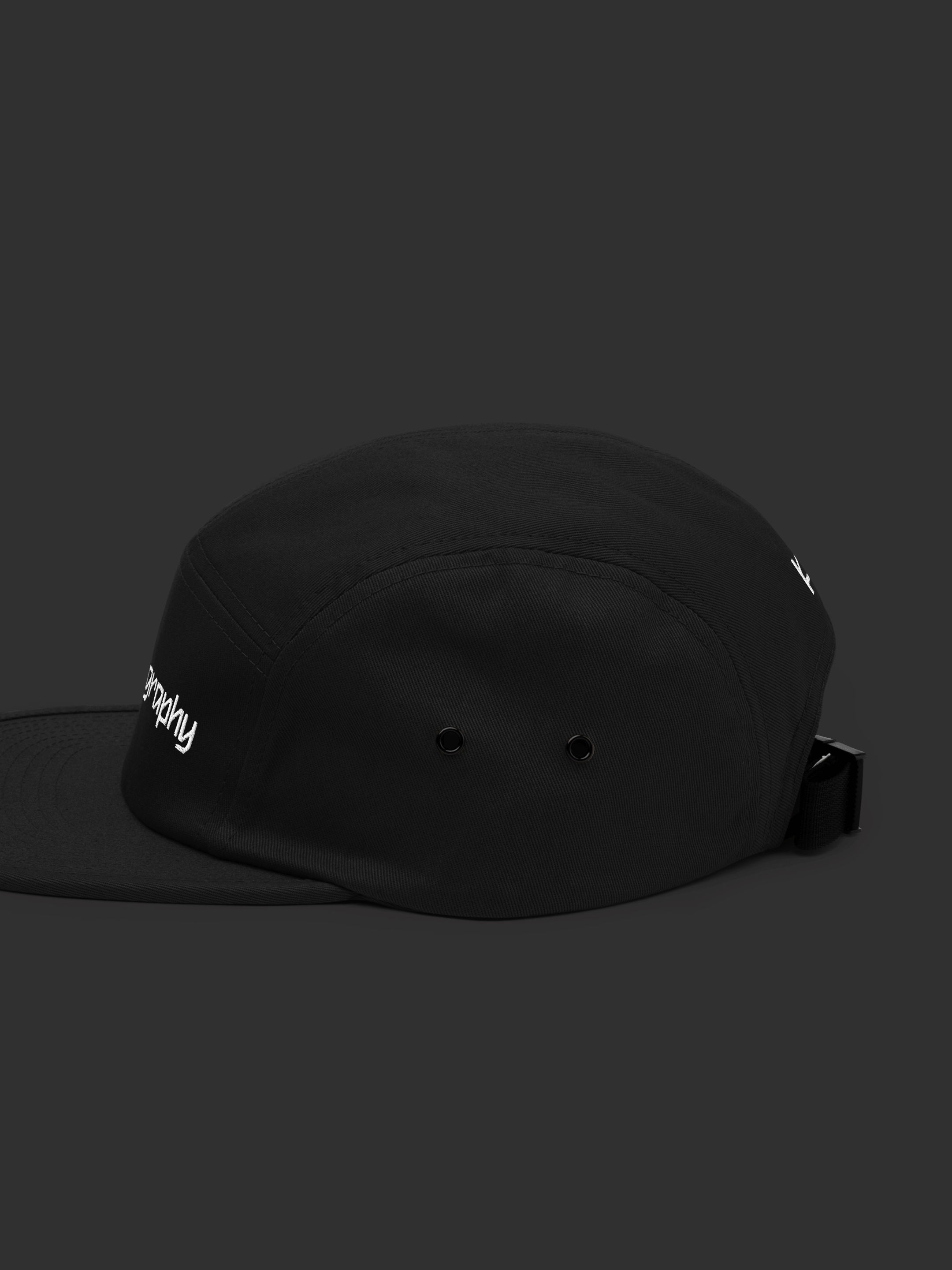 250828_PM-5-panel-cap-black-Mockup.gif