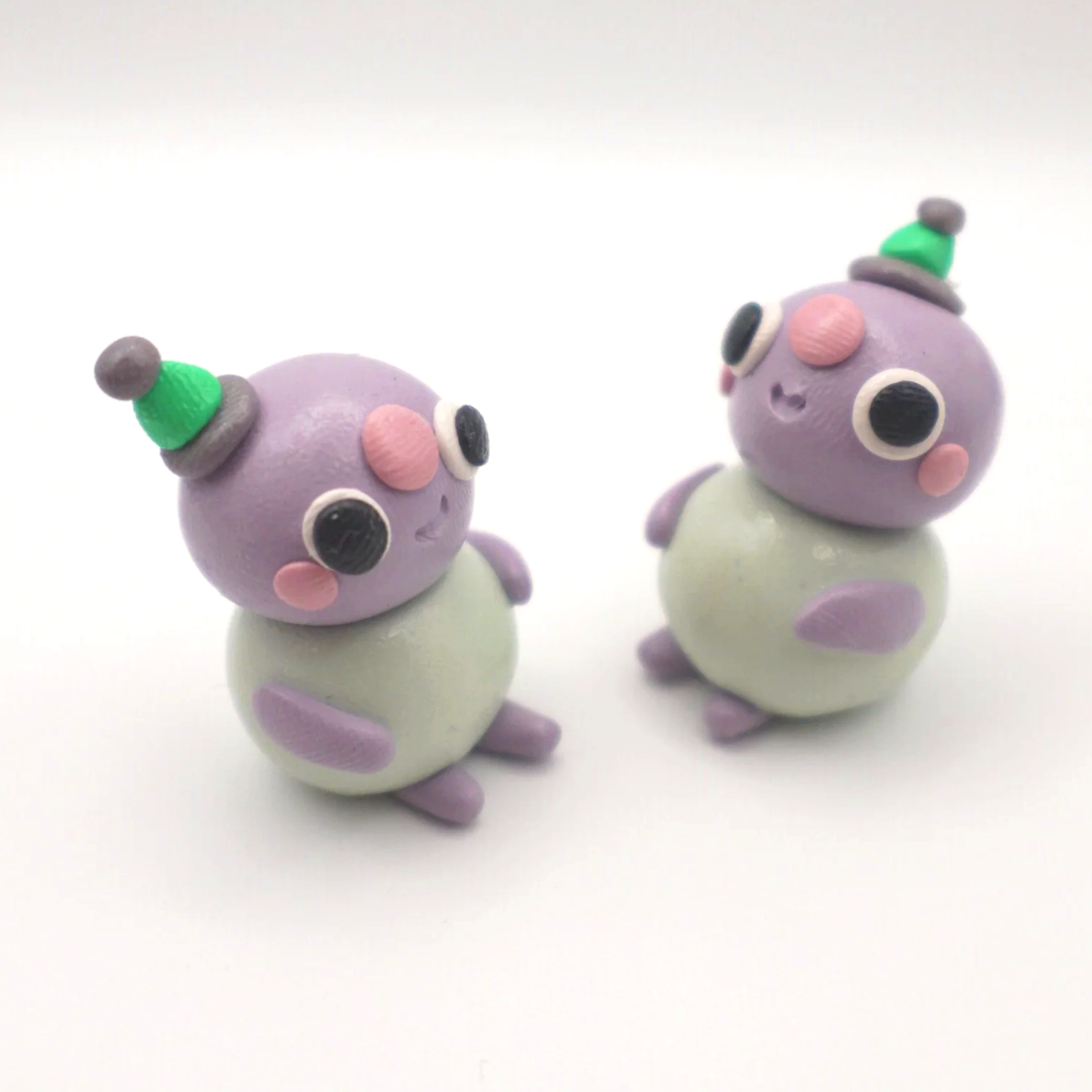 Purple and Green Party Baby