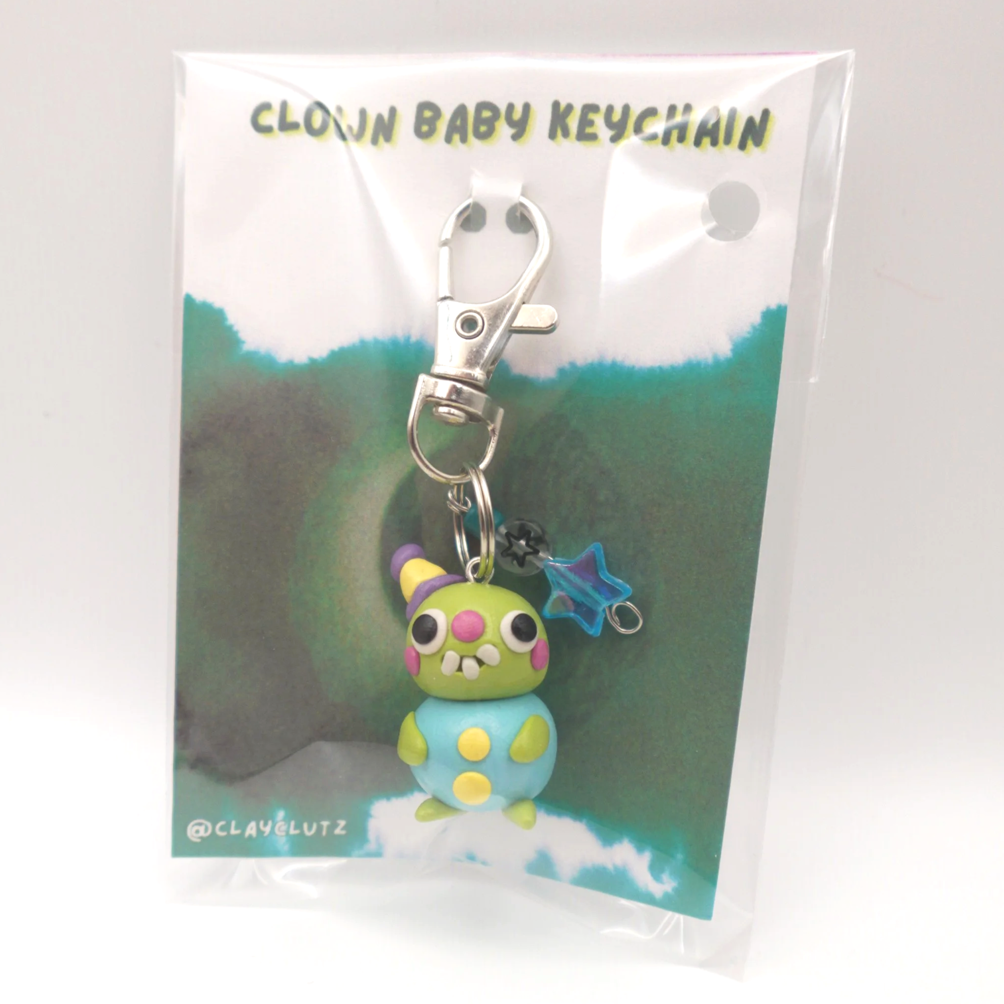 Teeth Clown Baby Keychain