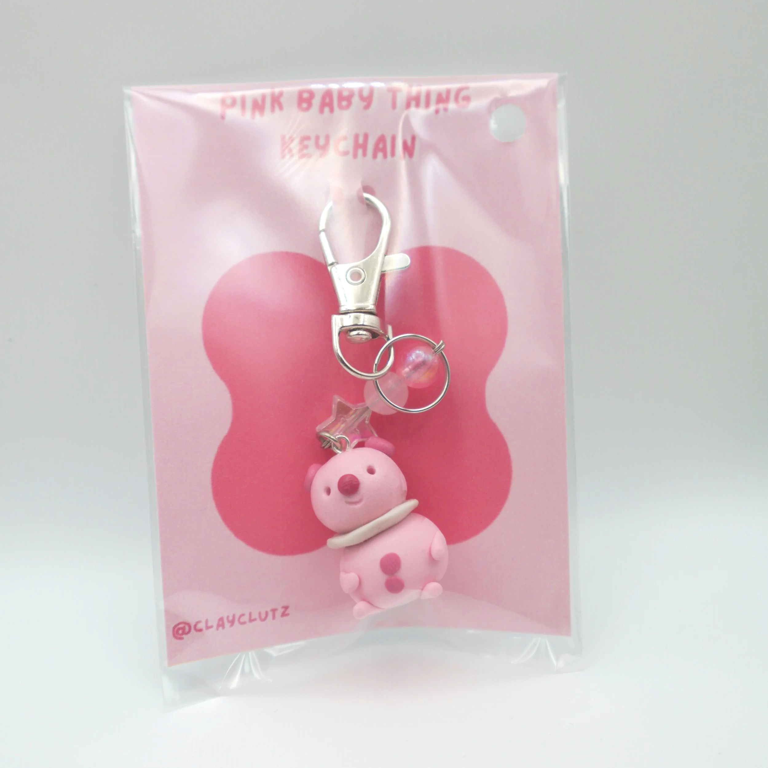 Pink Baby Thing Keychain