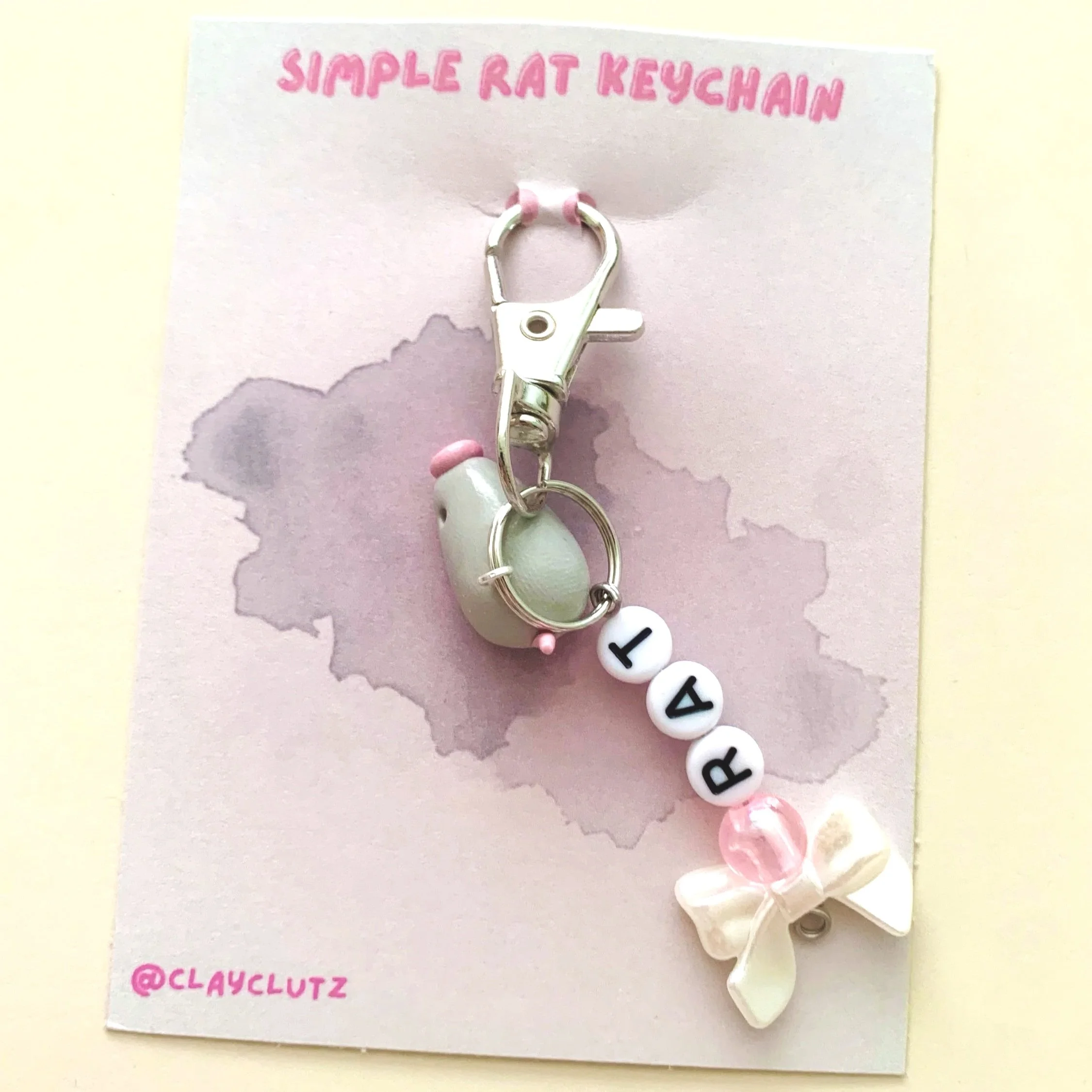 Simple Rat Keychain