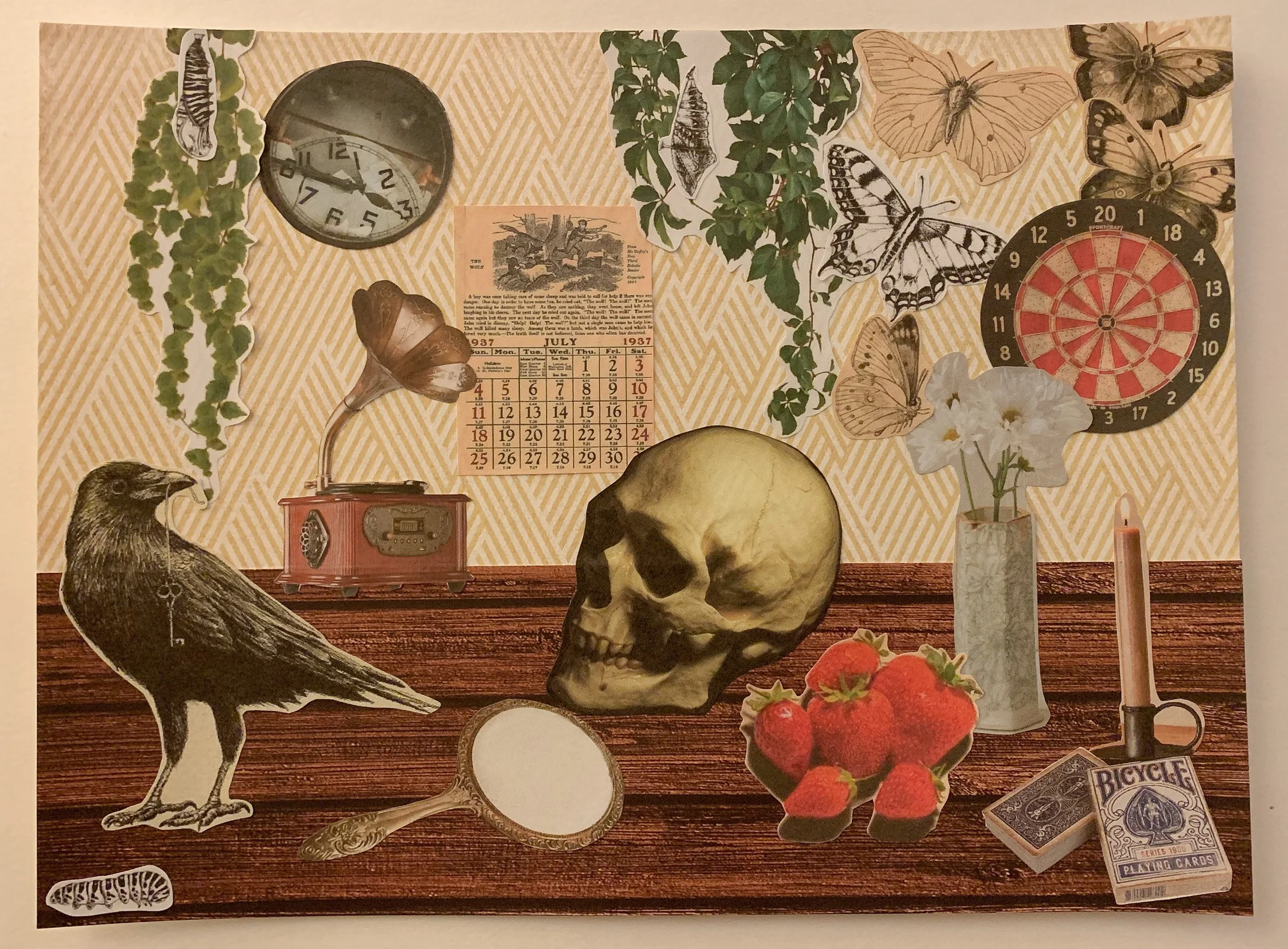Vanitas Paper Collage
