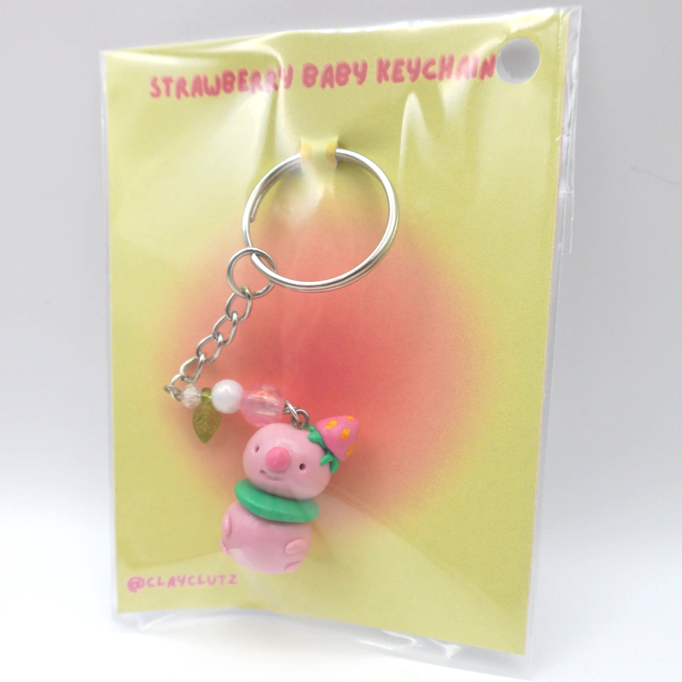 Strawberry Baby Keychain
