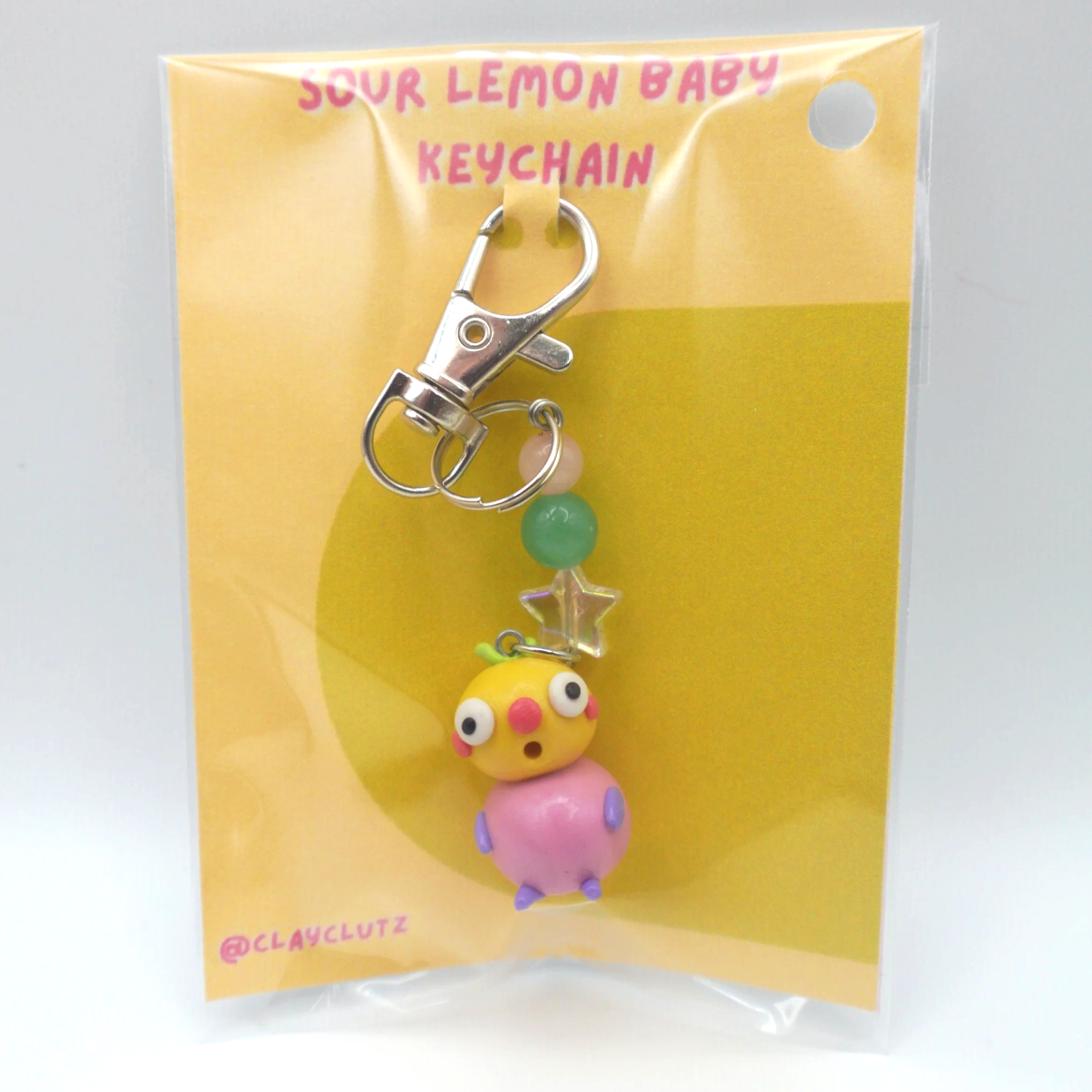 Sour Lemon Baby Keychains