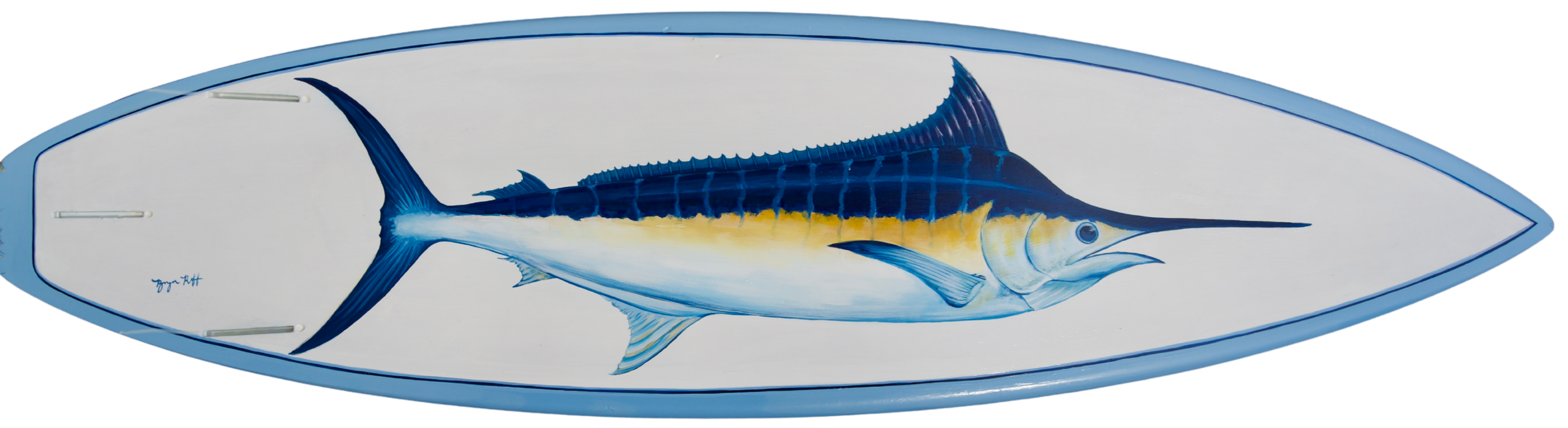 "French Blue Marlin" Surfboard, 2026