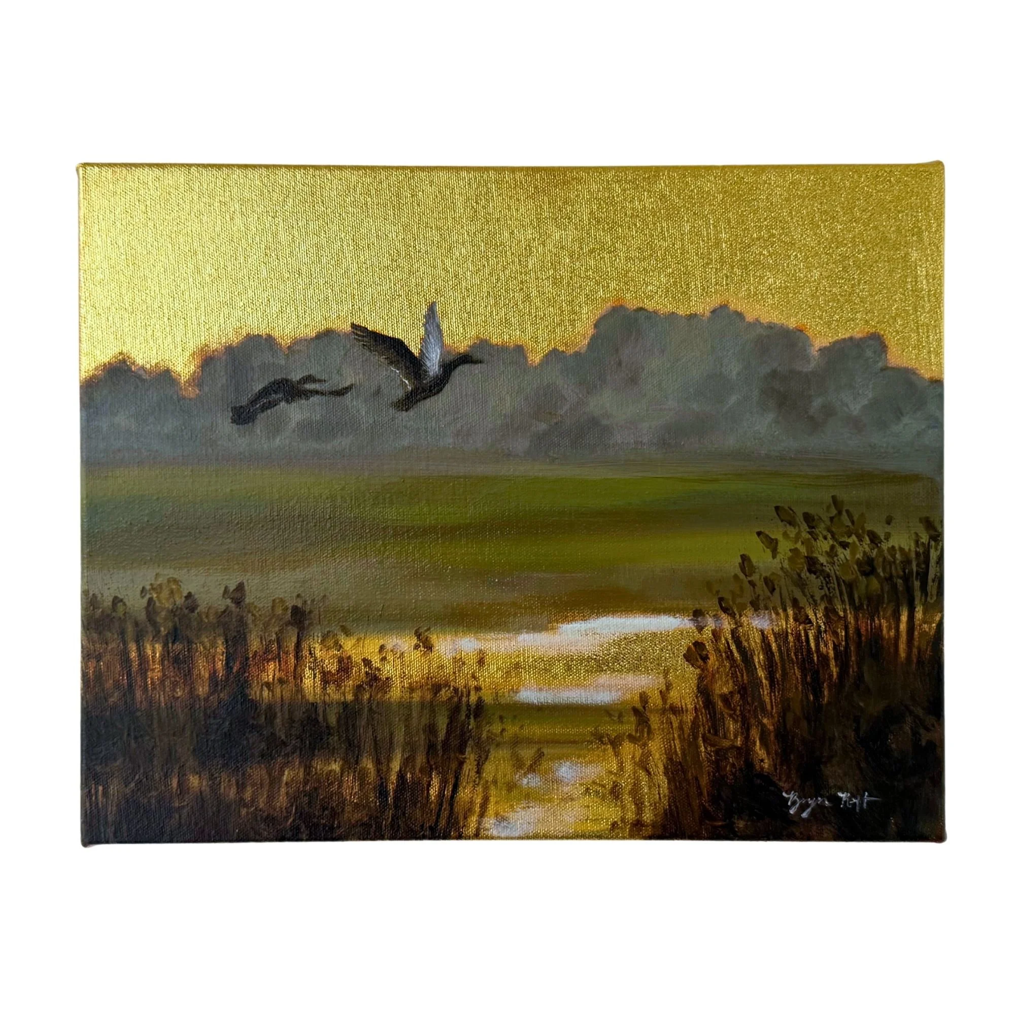 "Golden Hour" 2026, oil on 11" x14" canvas