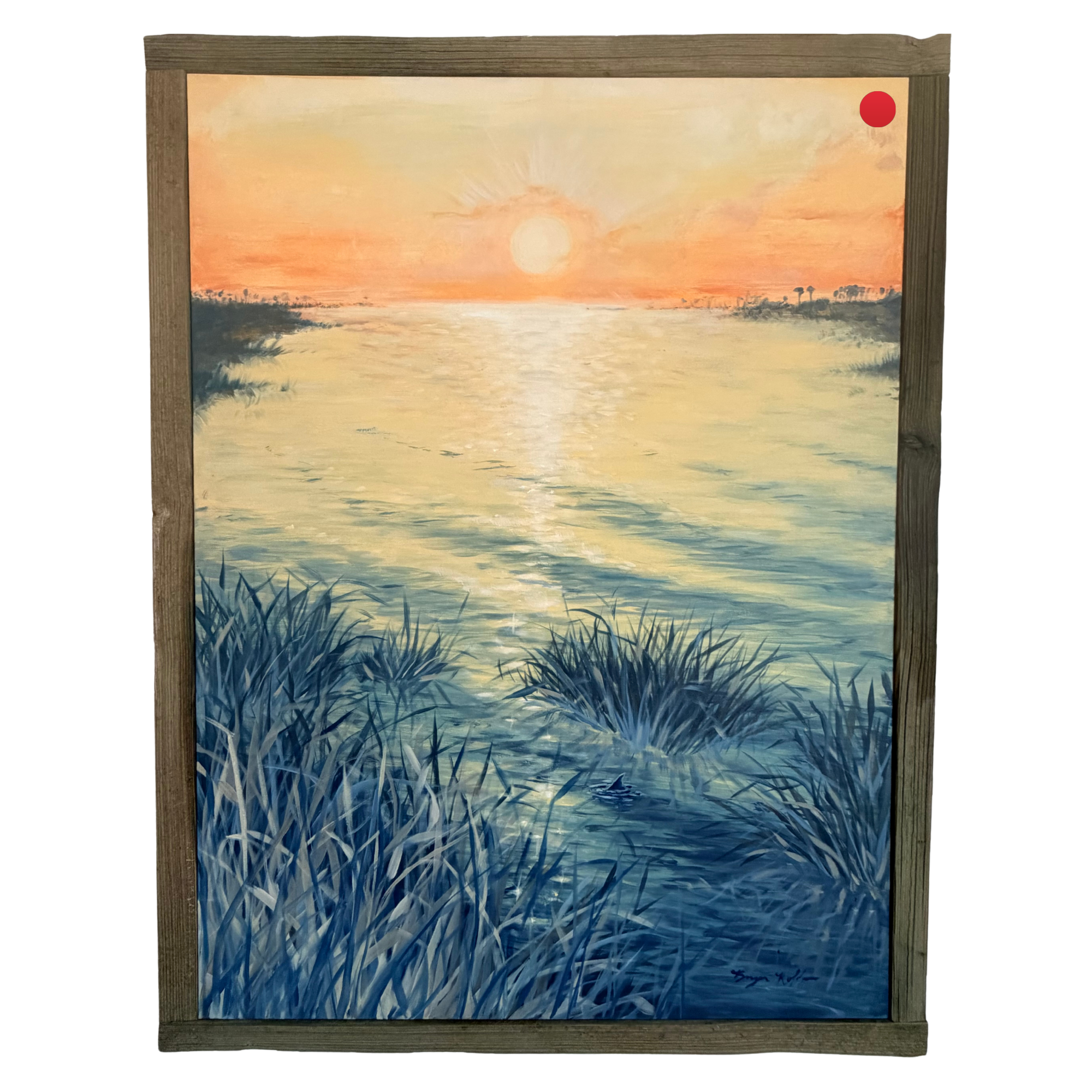 "Winyah" 2025, acrylic on 32"x48" canvas. Sold