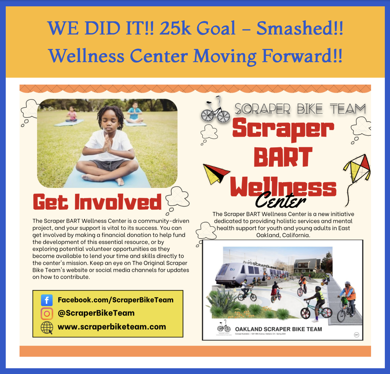 Scraper Bike Team Meets Bolger Foundation Challenge