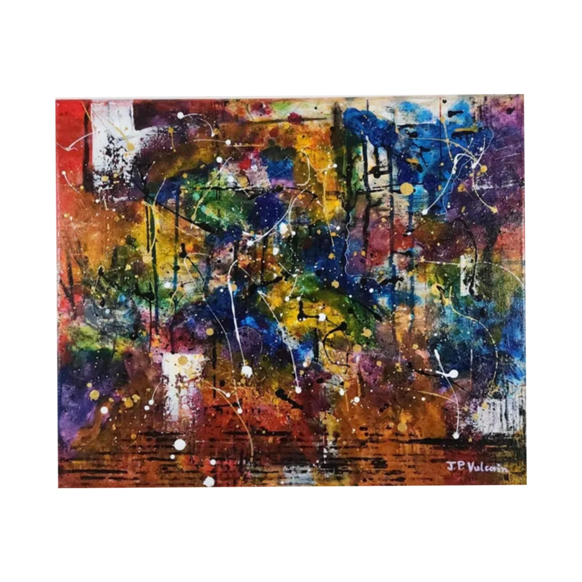 Color drip | 20×24 in