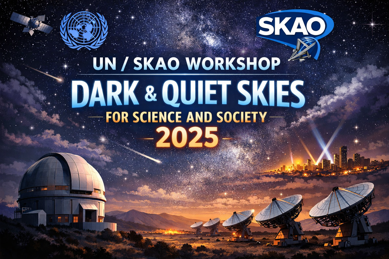 UN/SKAO Workshop on Dark & Quiet Skies for Science & Society 2025