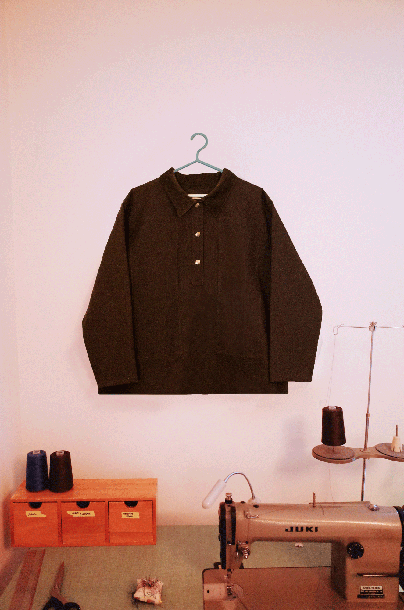 Pocket Pullover Double Espresso