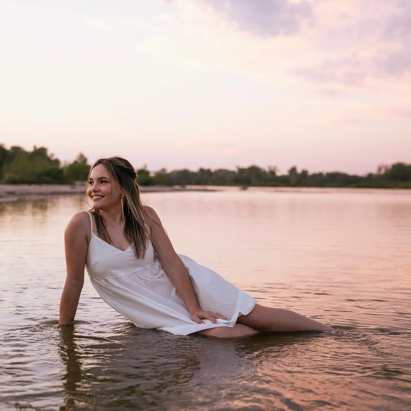 Reminiscing on summer nights when the sun would shine past 5 pm 😭 Georgia is a senior!!!