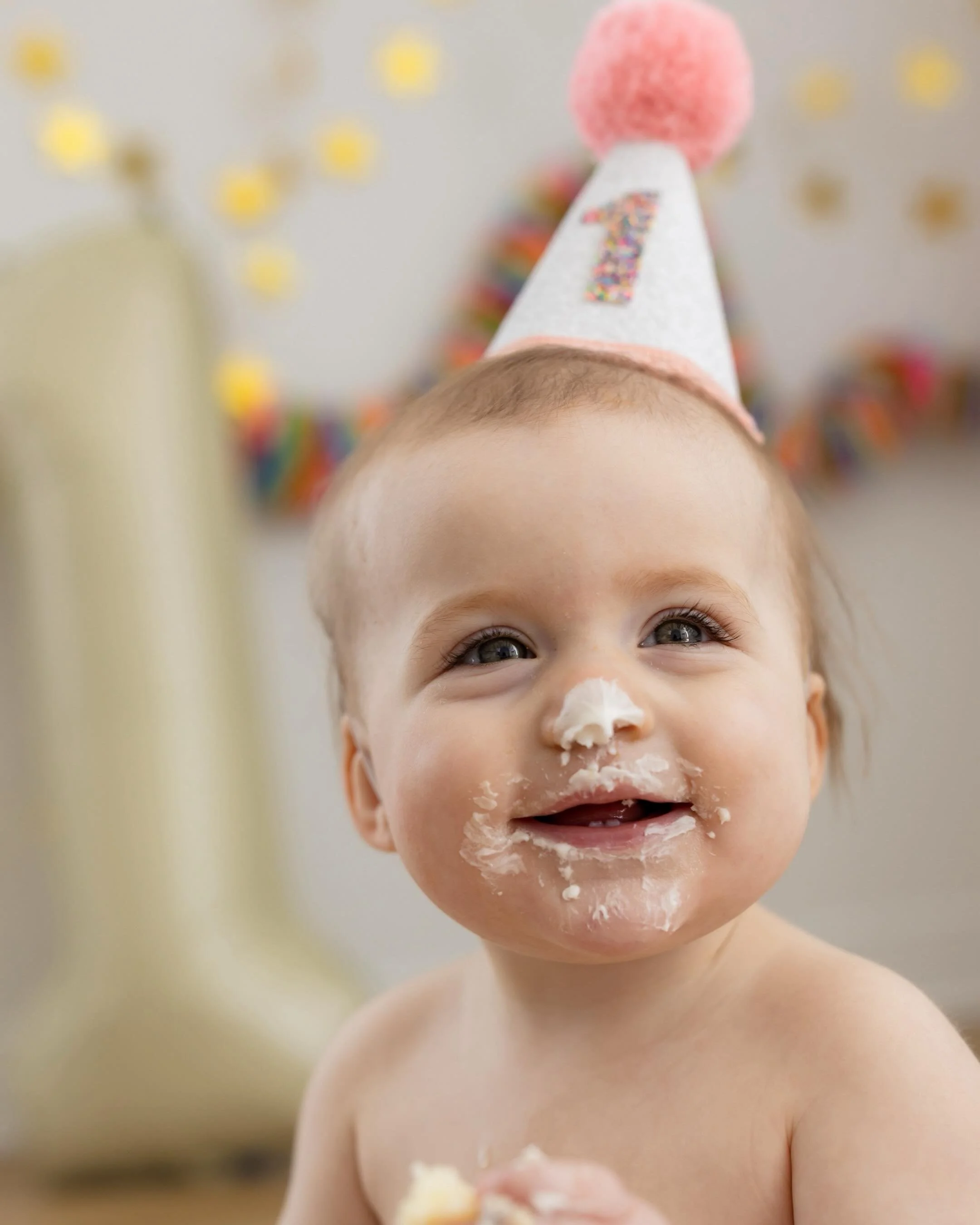 Happy 1️⃣st birthday Penelope girl. You are the smiliest, happiest babe and seeing you grow this year has been so special ✨🪩💖