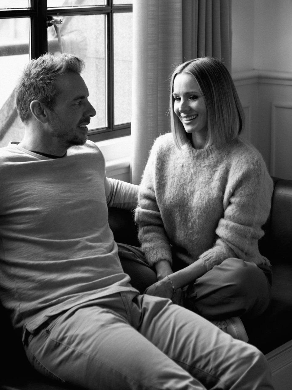 Kristen Bel and Dax Shepard, London.