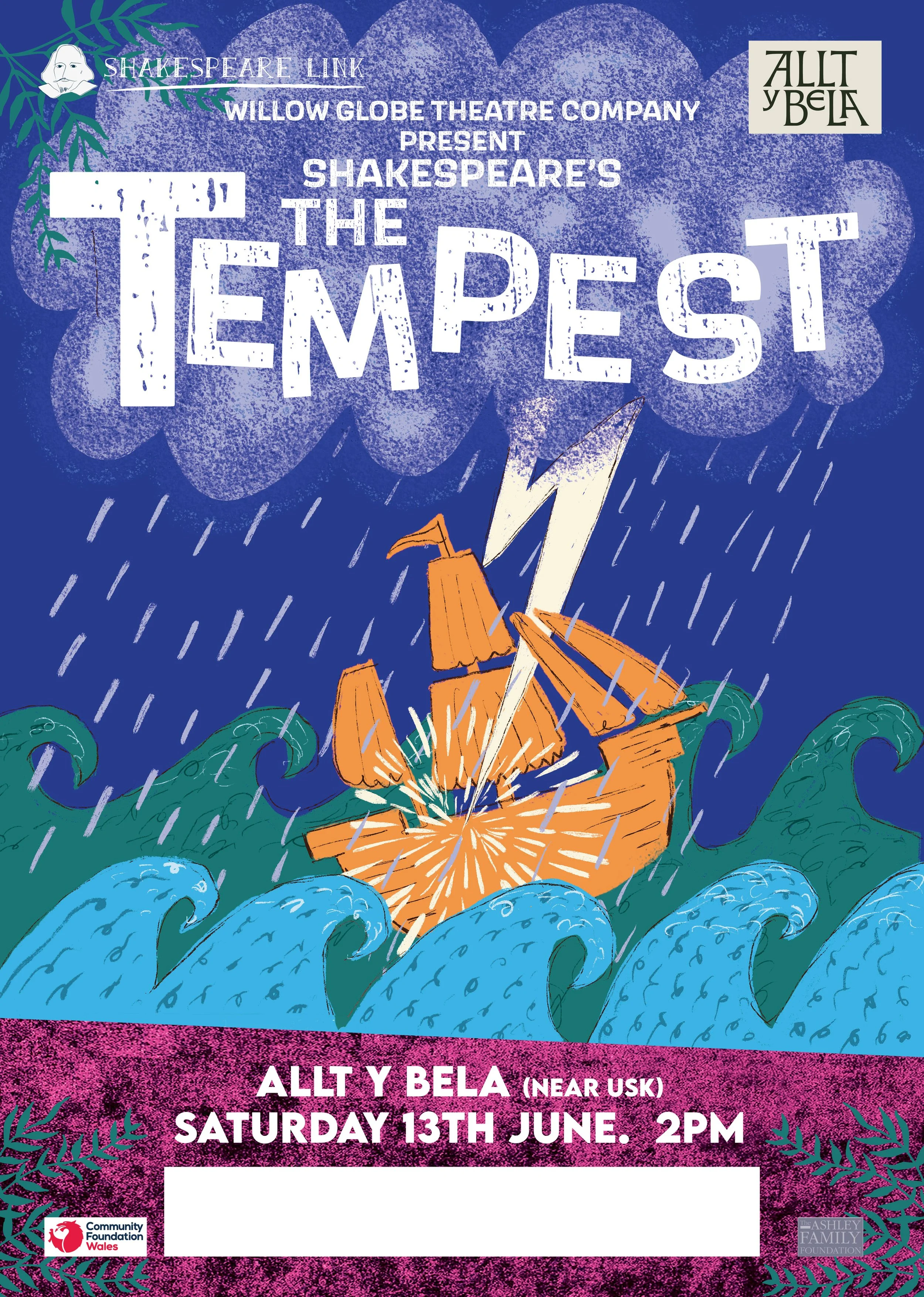 The Tempest - Willow Globe Theatre Company at Allt y Bela