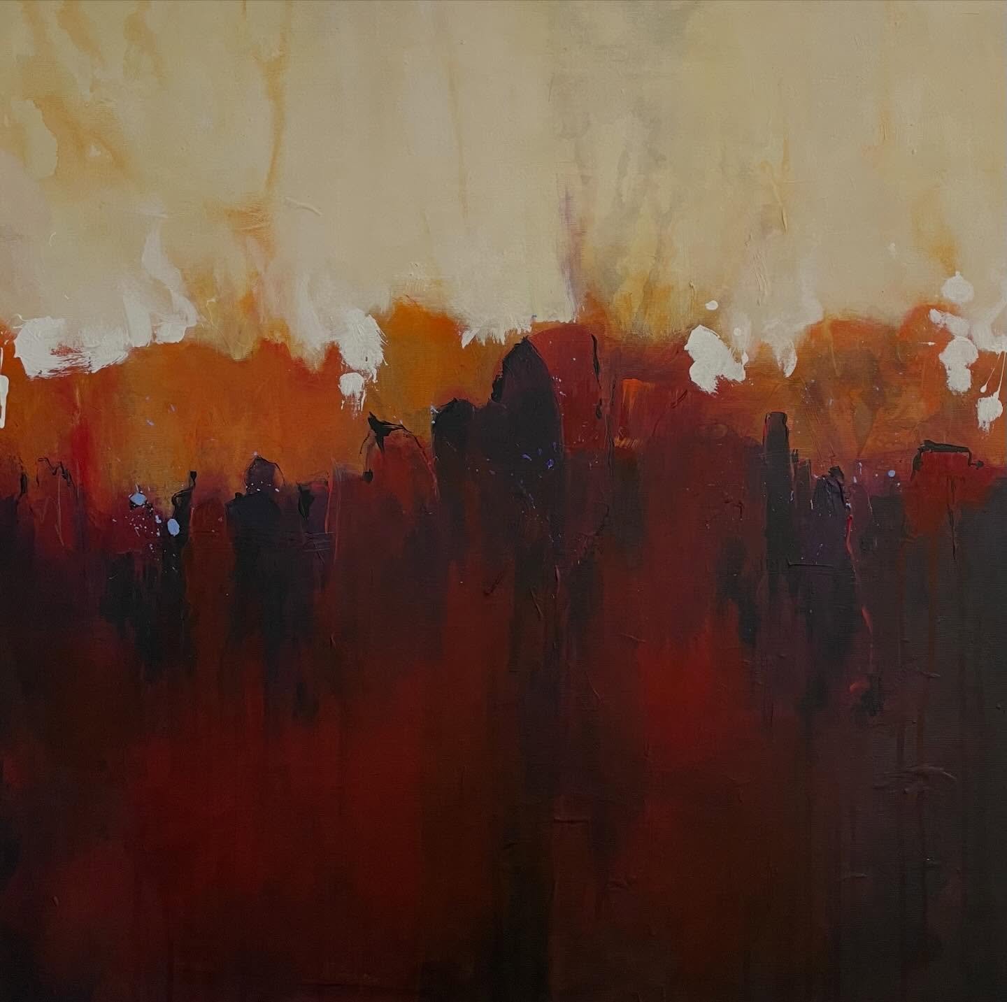 Gerade fertig geworden 💥 NEW ONE 💥

&bdquo;Zwischen Asche und Licht&ldquo; 
70 x 70 cm, schwarzer Rahmen

#InteriorDesign #ArtCollectors #ArtLovers #ArtForSale #uniqueart