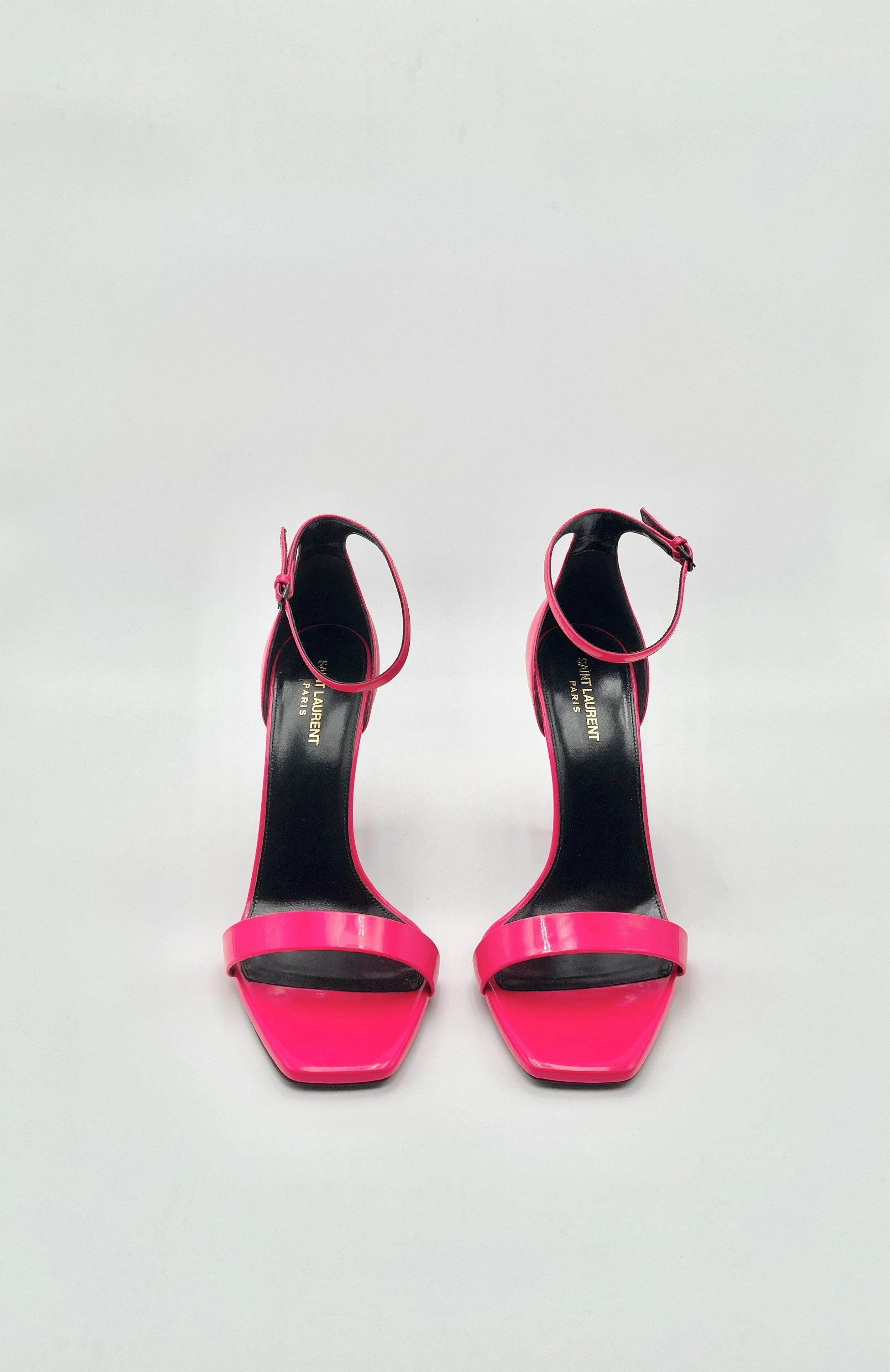 SAINT LAURENT magenta patent leather sandals 1.jpeg