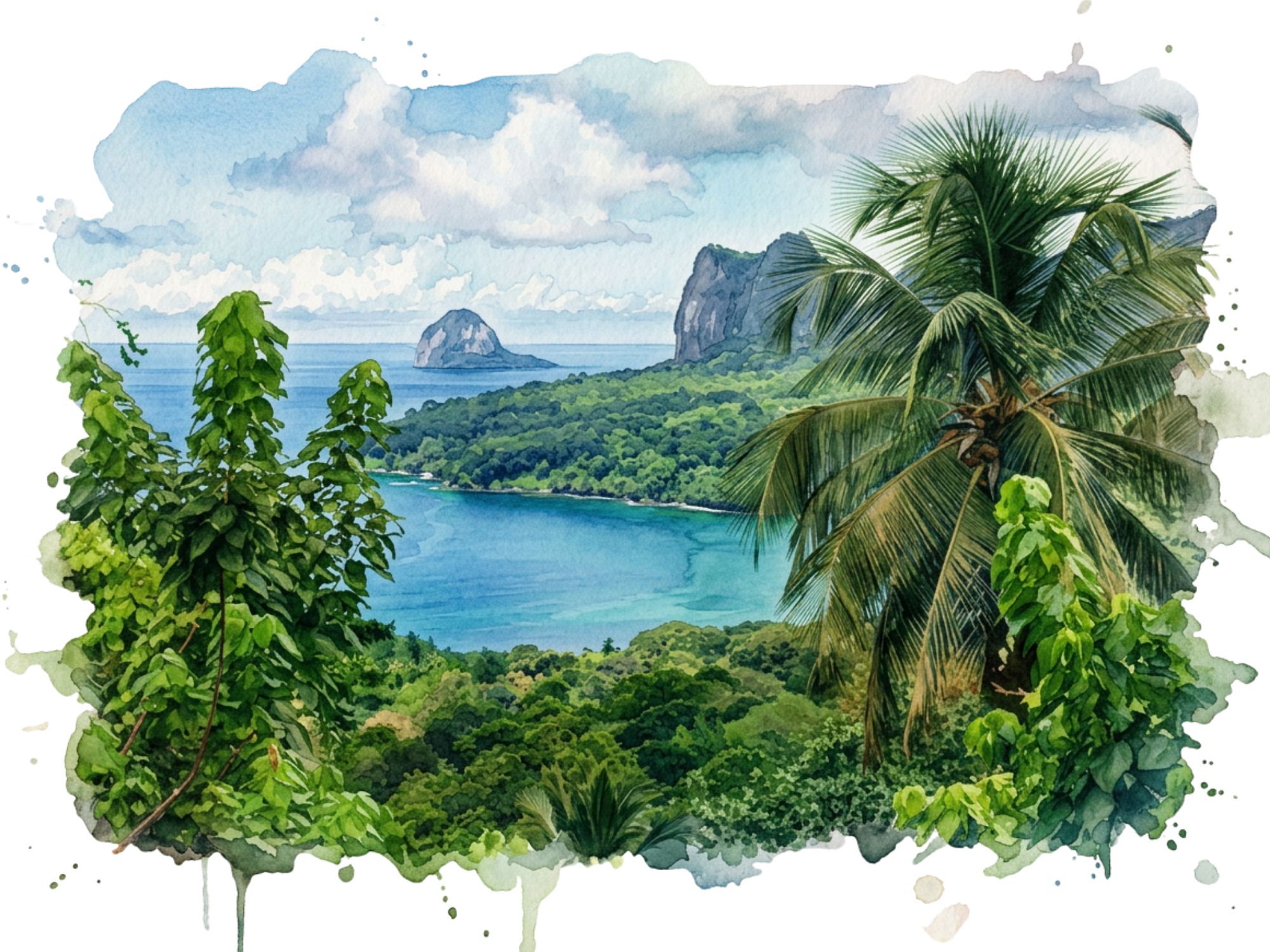 Randonnées sur la côte est de São Tomé