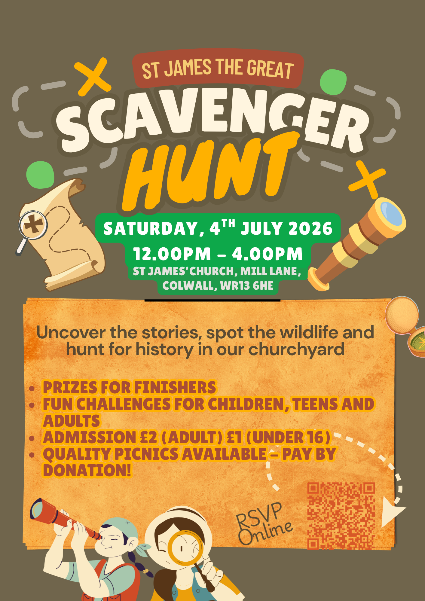Scavenger Hunt and Picnic