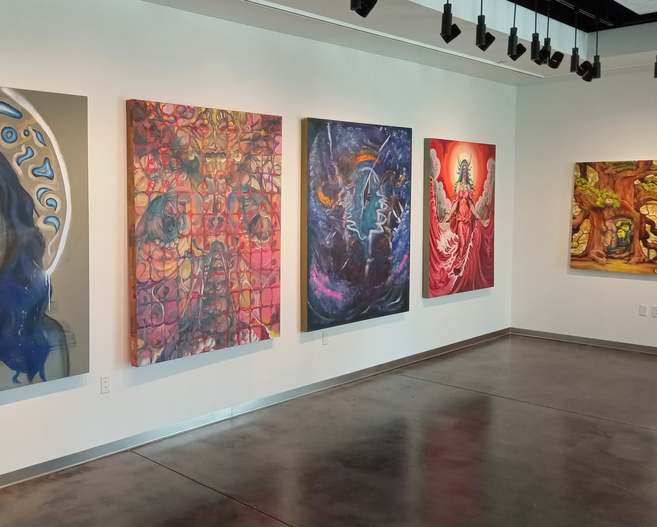 Assignment: God. Part of the student exhibition "Bootcamp: An Immersive Experience in Contemporary Art," BIG Arts, Sanibel Island, FL, June 2024.