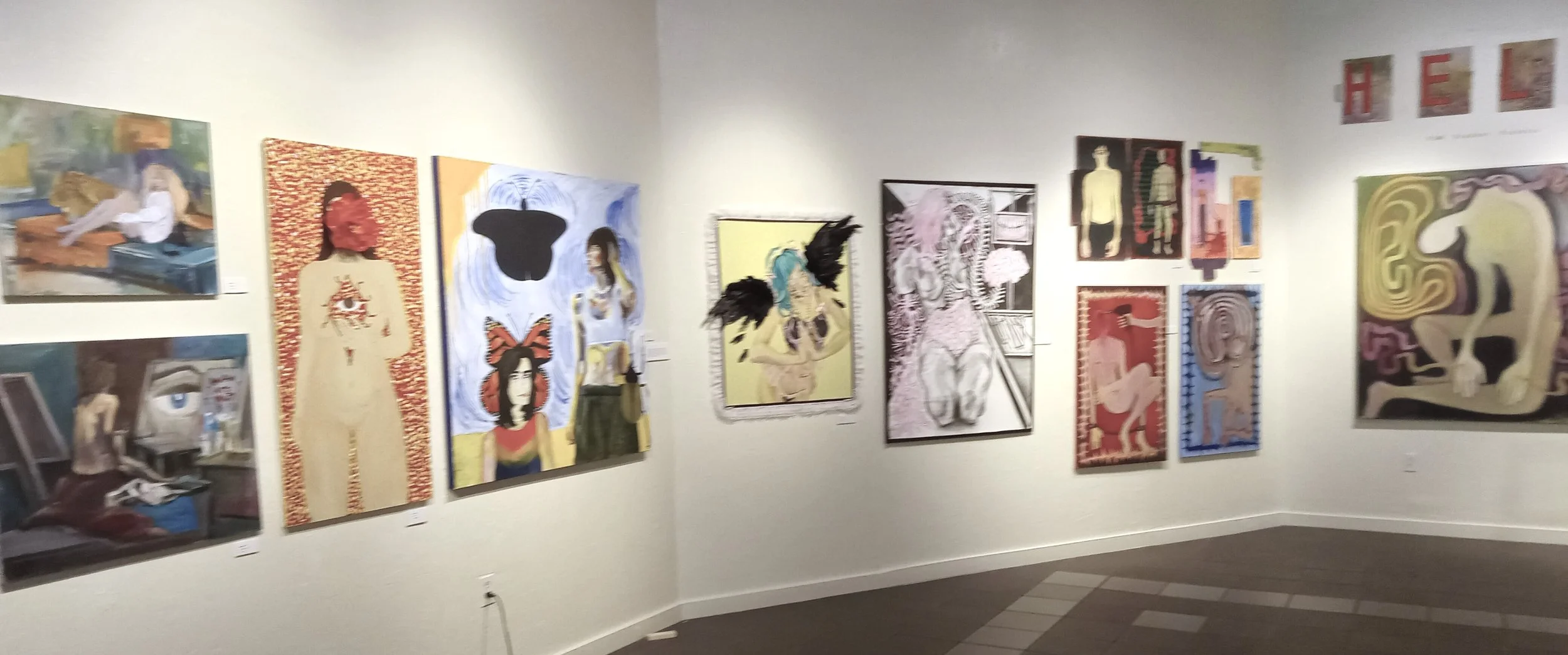 "Help! Generational Anxiety Facing the Big, Bad, Predatory World"
Installation view. Alliance for the Arts, Fort Myers, 2025