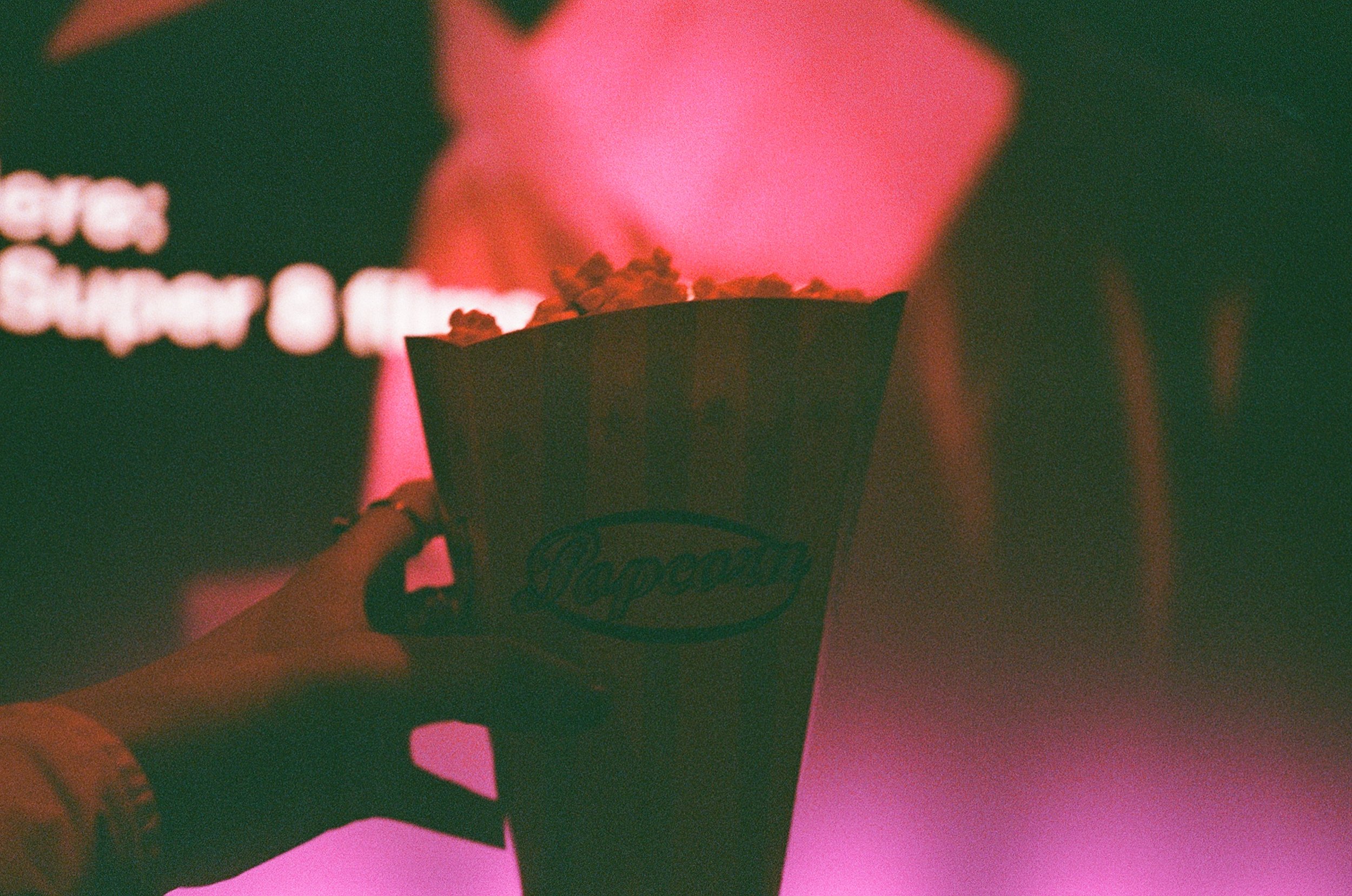 My popcorn at the BFI IMAX