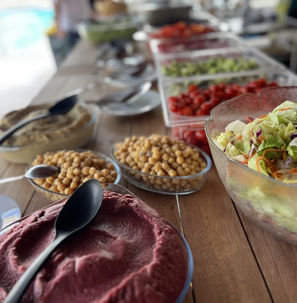 buffet, sporty meals at Beachboard Hacienda.JPG