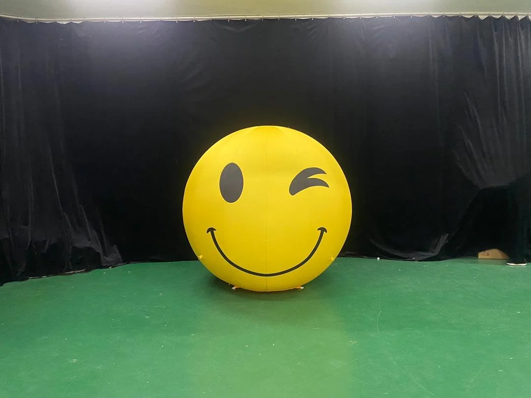 Giant Inflatable Winking Face