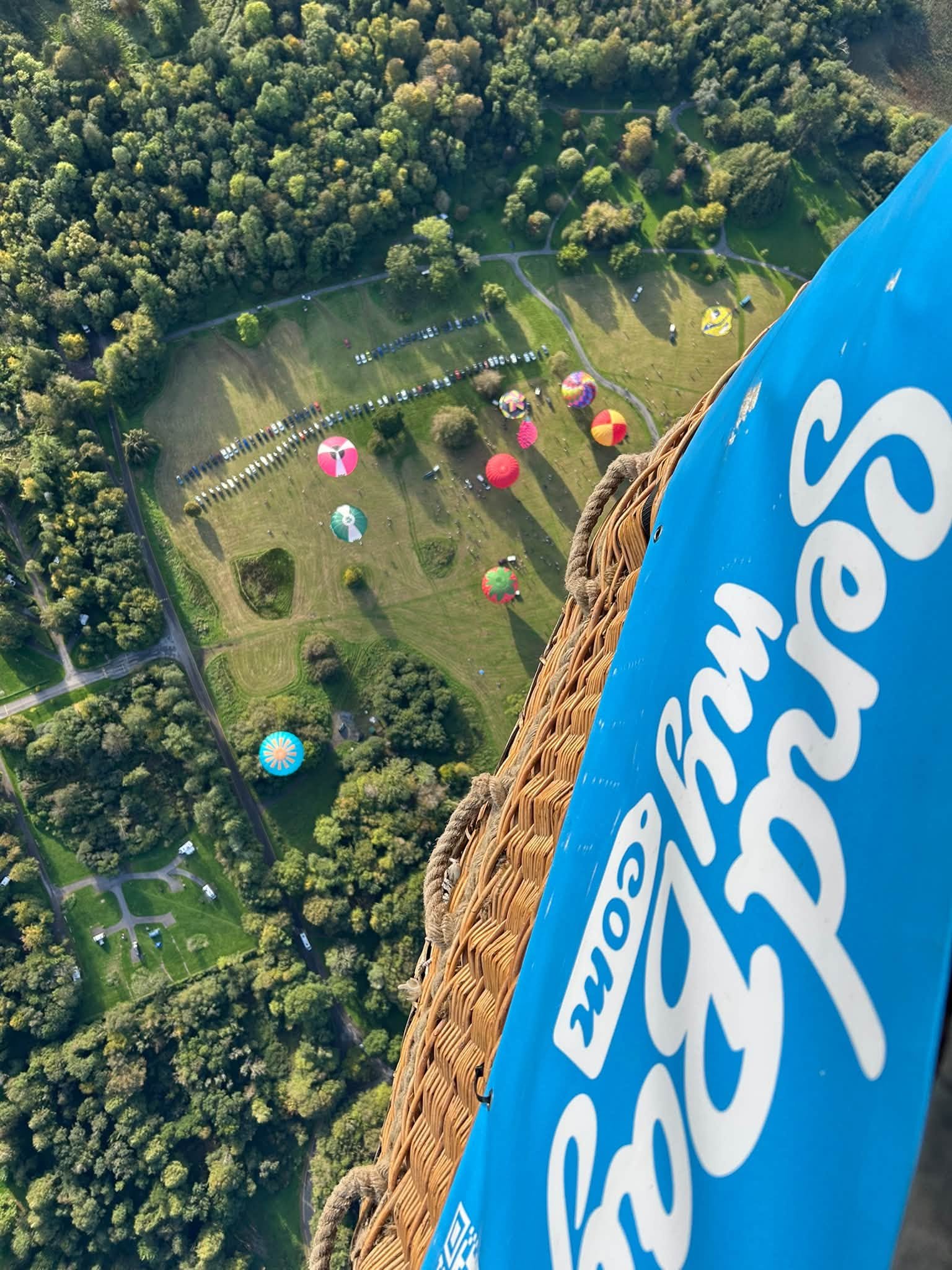 Special shape advertising hot air balloon