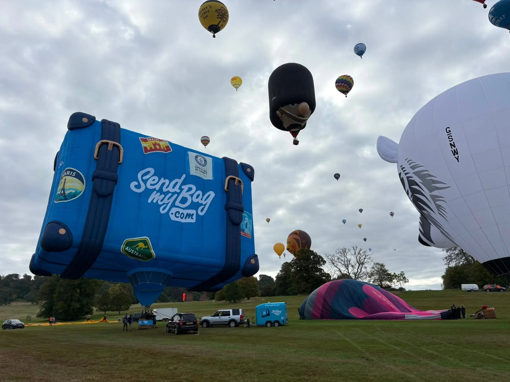 Special shape advertising hot air balloon