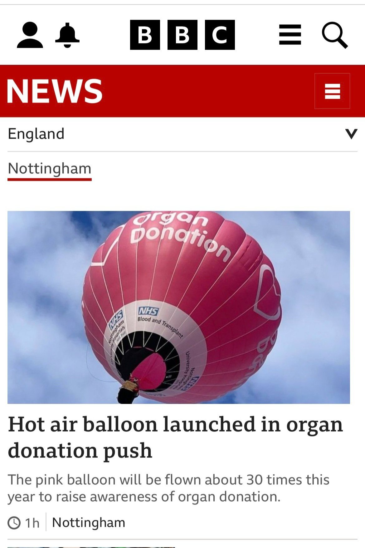 Organ Donation BBC