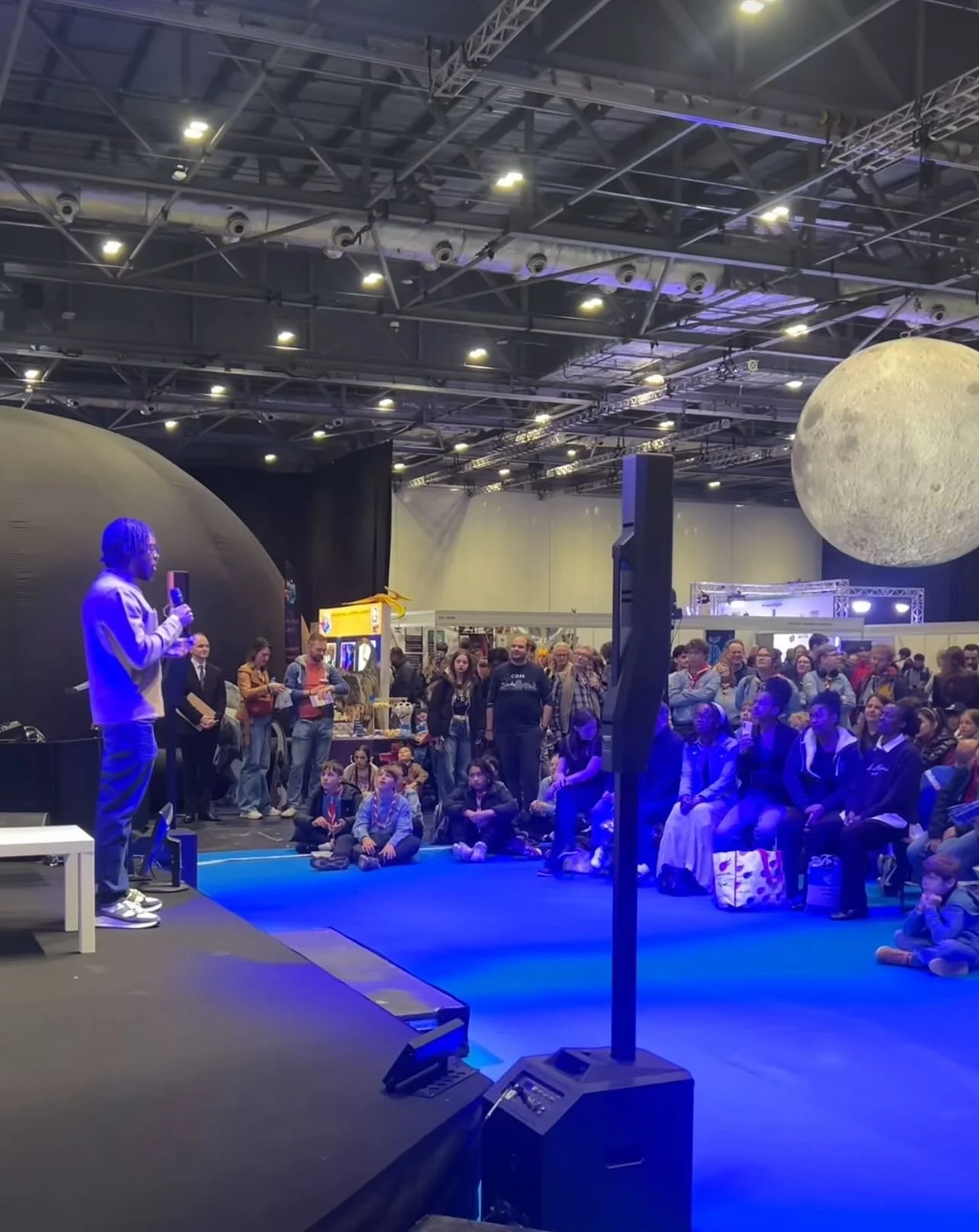 Giant Inflatable Moon Lands at the New Scientist Live Show