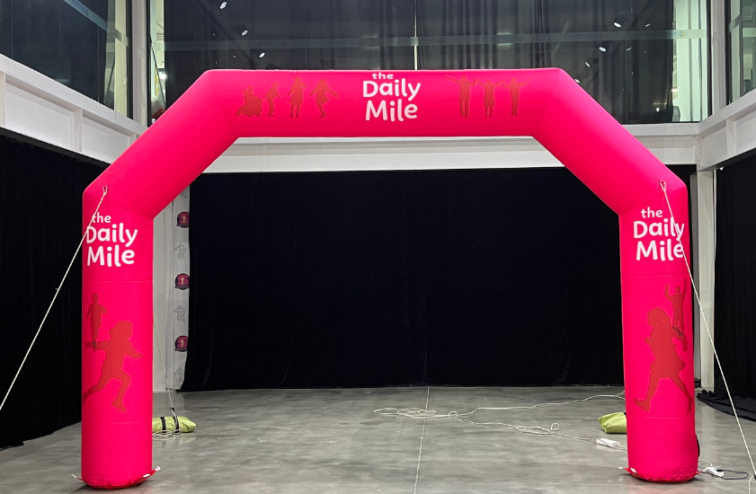 INEOS Inflatable Arches for The Daily Mile UK.