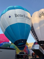 Benchmark Balloon part of the Bristol International Balloon Fiesta Press Launch!