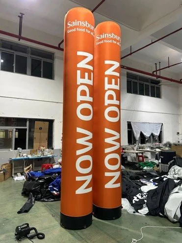 Inflatable Pillars for new store opening.