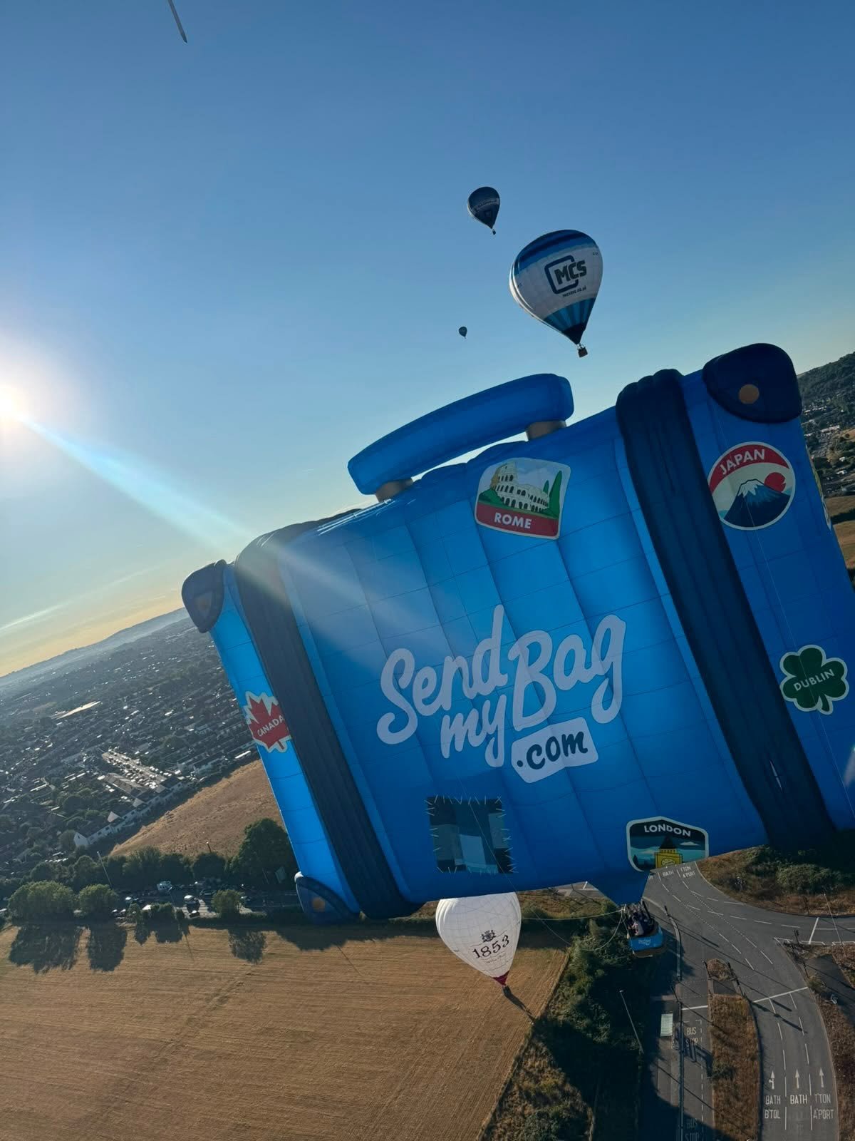 Hot Air Balloons and Inflatables at Bristol International Balloon Fiesta 2026.